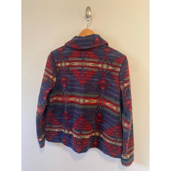 Ralph Lauren aztec print button down sweater/ jacket size xl - Picture 3 of 3